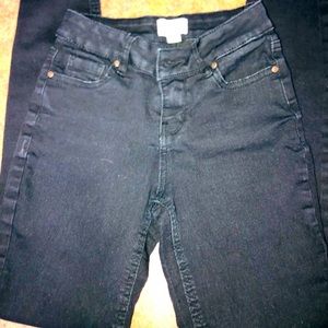Ardene size 0 black skinny jeans